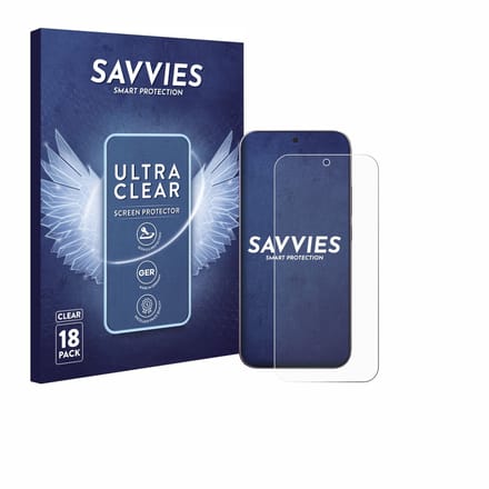 Savvies - Screenprotector voor Xiaomi 17 Pro Max - Folie Beschermfolie transparant 18 Stuks
