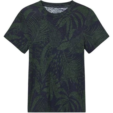 LUPILU Kinder T-shirt (Donkerblauw/groen, 122/128)