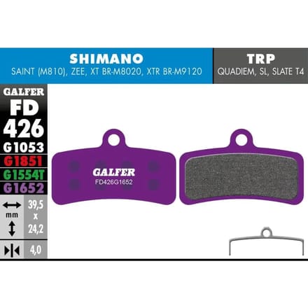 Remblok Galfer Shimano Saint 810, Zee