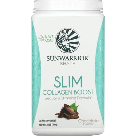 Sunwarrior, Shapes, Slim Collageen Boost, Chocoladesmaak, 0,75 kg (750 g)