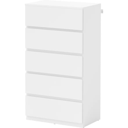 4goodz Ladenkast greeploos met 5 laden 33x55x100 cm hoogglans