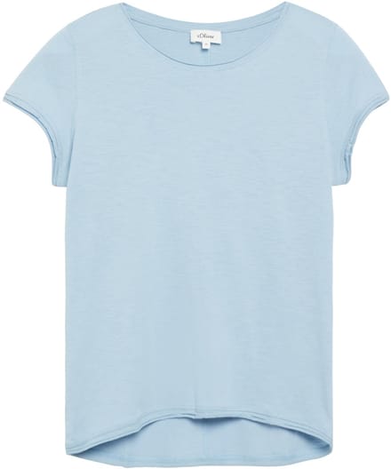 Regular fit t-shirt van puur katoen