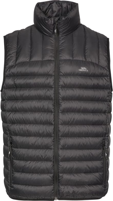 Trespass-jas Hoppers - Heren Down Gilet Zwart