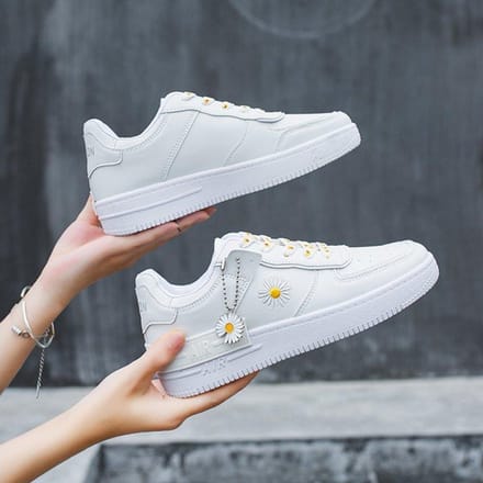 Lente en Herfst Air Force One Macaron Snoepkleur Platform Sport Casual Witte Schoenen 39 wit