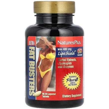 Nature's Plus - Ultra Fat Busters, 60 comprimés bicouches