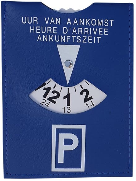 Bronyl parkeerschijf | blauw (conform met Belgische wetgeving)