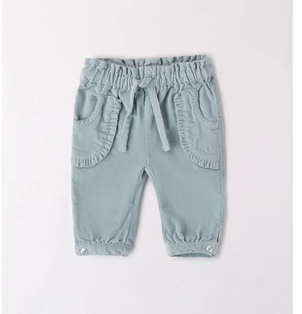Ido 4a287 Broek Groen 9 Months Meisjes