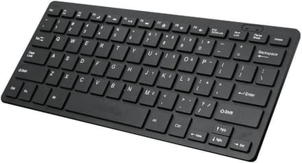 Bedraad Mini Stil Vierkant Toetsenbord voor Desktop en Laptop (Zwart)