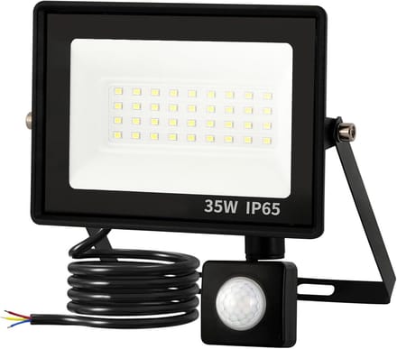 Krachtige buiten LED-spot met bewegingssensor - 35W, 3500 lumen, waterdicht