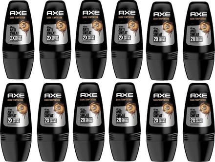 Axe Deo Roller Dark Temptation Dry - 12 x 50 ml