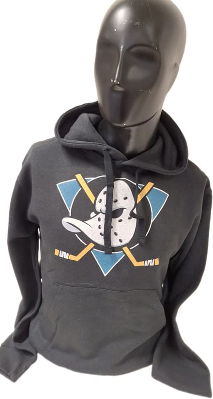 MIGHTY DUCK-HOODIE-BLACK-S