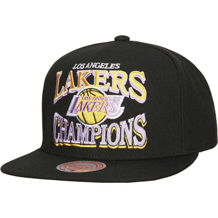 Mitchell And Ness NBA Los Angeles Lakers Champions Snapback Pet Zwart