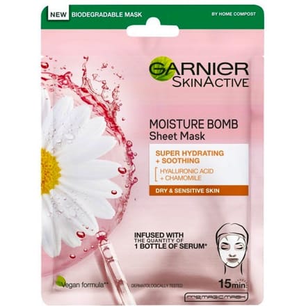 Garnier Moisture Bomb Hydrating Face Mask Chamomile 1 st