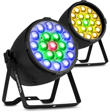 BeamZ Pro set van 2 BAC552Z LED parren - Professionele PAR zoom - RGBW LED’s