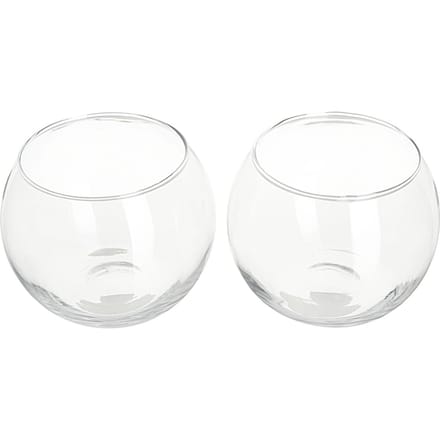 VBS Theelicht pot "Bowl", Ø 10,5 cm, 2 stuks