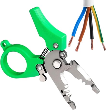 Draadstripper Tang - Kabel Stripper - Elektrisch Werk - Veelzijdig Ontwerp - 9.5cm Lengte - Enkele Kleur