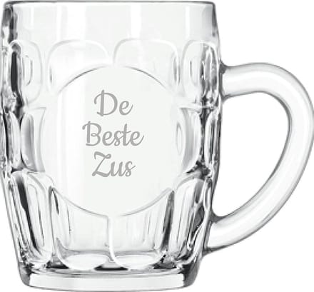 Gegraveerde Bierpul 55cl De Beste Zus
