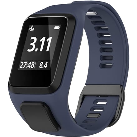 Compatibel voor TomTom Smart Armband Band Compatibel voor Tom Tom Runner23 Spark Siliconen black
