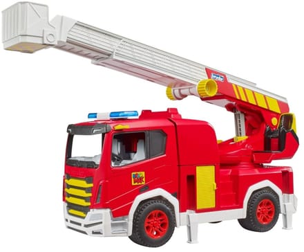 Bruder Roadmax Brandweerwagen met Draaibare Ladder