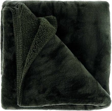 D- Unique Living | Plaid Torvah 150x200cm dark green