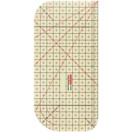 Stoffen Quiltliniaal Plastic Hittebestendig Hete Strijken Meetliniaal voor Strijkijzer Thuis beige