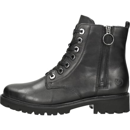 Remonte D8671-01 Veterboots Zwart Leer Dames - zwart - 43