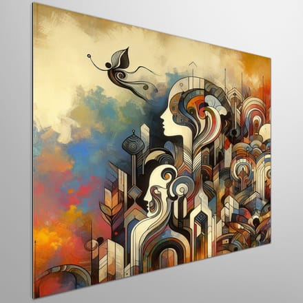 Kunstprint | Wanddecoratie | Dibond | 80 × 80 cm