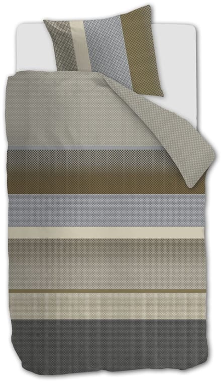 Beddinghouse Marthe dekbedovertrek - Eenpersoons - 140 x 200/220 cm - Zand