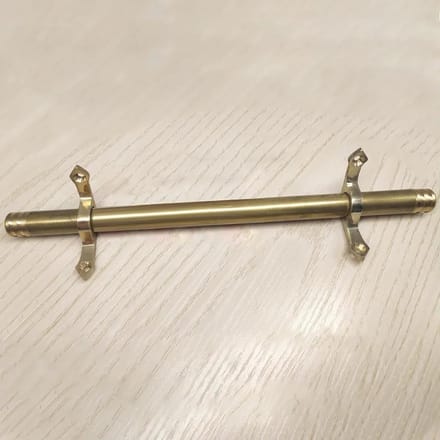 Traploperstangenset - Tapijthouders Clips - Trap Bekleden - Verstelbare Lengte - 97 Cm - Messing