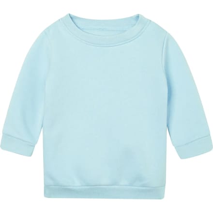 Babybugz Baby Essential Sweatshirt BZ64 - Dusty Blue - 6-12 Monate