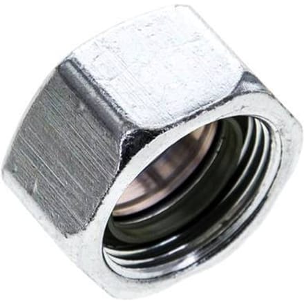 22 M30x2 End Cap Stalen FKM