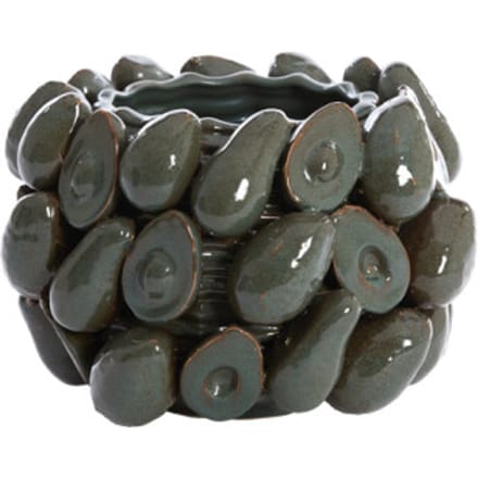 Light & Living vaas deco Ø31,5x23 cm avocado keramiek +groen