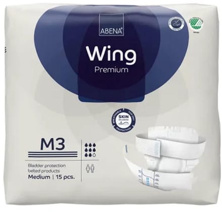 Abena Wing Premium 3 Medium - 1 paquet de 14 protections