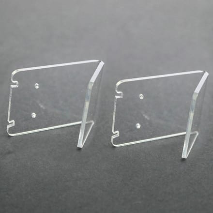 Présentoir de boucles d'oreilles en acrylique as described pur