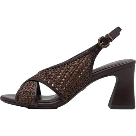 Tamaris Sandalen Met Hak bruin Raffia - Maat 40
