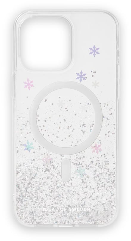 iDeal of Sweden Clear Case Premium MagSafe geschikt voor Apple iPhone 15 Pro Max Snow Flake