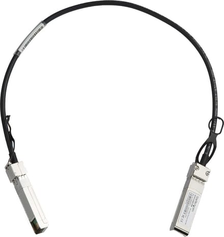 StarTech.com Cisco SFP-H10GB-CU1M Comp SFP+ Twinax Cable - 0.5 m (1.6 ft.) - 10GBase direct attach cable - 50 cm - black - Zwart - 0.5m
