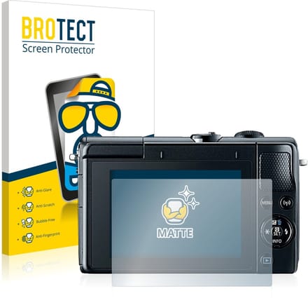 BROTECT - Screenprotector voor Canon EOS M100 - Folie Beschermfolie matte 2 Stuks