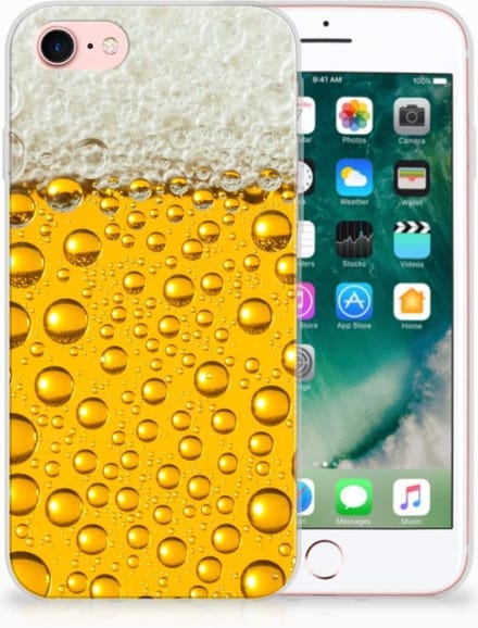iPhone SE 2022 | SE 2020 | 8 | 7 Siliconen Case Bier