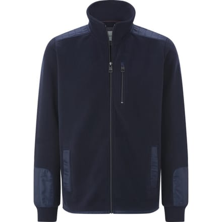 Babista herren Fleecejack - 52/54 - donkerblauw - Plus Size
