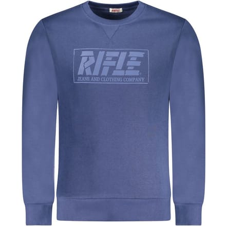 Rifle Blauw Katoenen Heren Sweatshirt