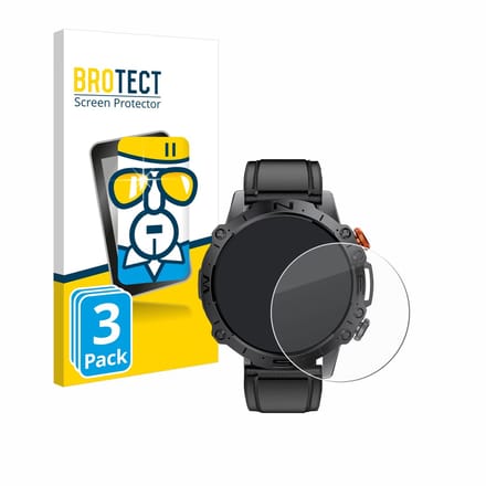 BROTECT - Glas Screenprotector voor LIGE DFA-ST19 1.43" - Gehard Beschermglas 9H 3 Stuks