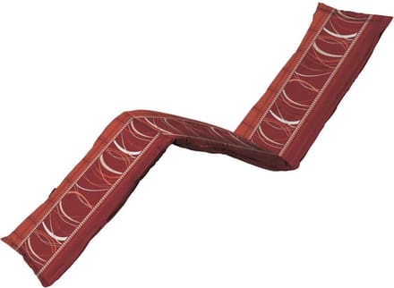Madison - Tuinkussen - Ligbedkussen - 200 x 65cm - Lines Brick - Rood