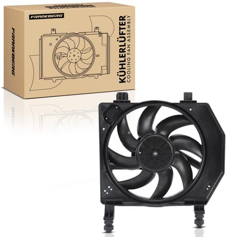 Frankberg 1x Motorradiator enkele ventilator