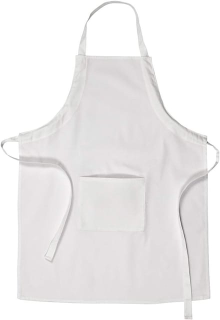 Creativ Company Schort Lengte 84 cm Breedte 65 cm Afmeting M-XL cm 210 g wit 1 stuk