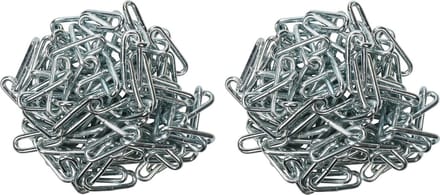 Benson Ketting / voetkettingen / kettingschakels - 2x - staal - 3 m - 6 mm - Handelsketting