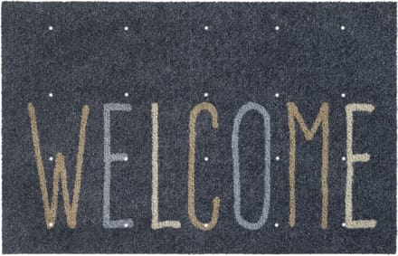 MD Entree - Deurmat - Schoonloopmat - Outdoor Scrape - Welcome Grey - 50 x 75 cm