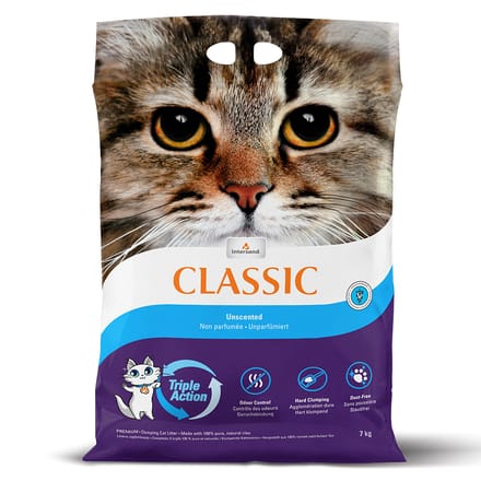 7kg Parfumvrij Intersand Classic Kattenbakvulling
