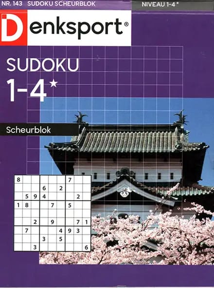 Denksport Sudoku Scheurblok - 143 2026