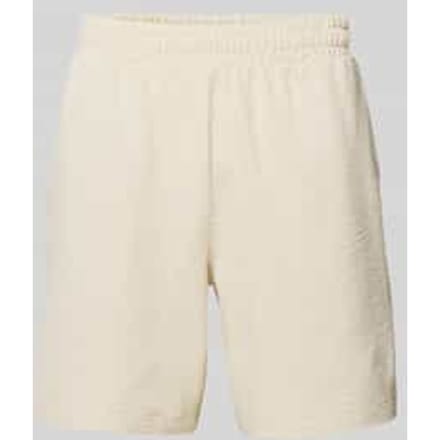 Short met logo-stitching